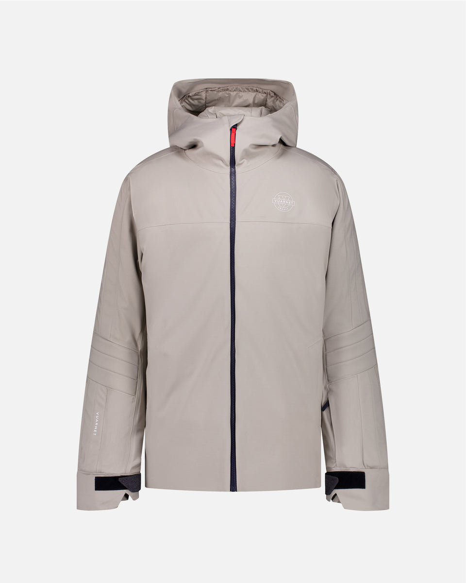 VESTE SKI STRETCH BEIGE HOMME