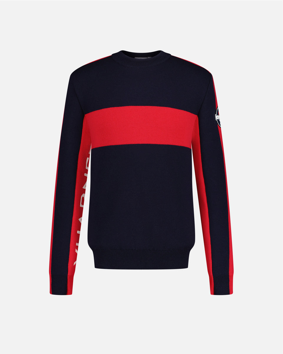 RACING MEN’S SWEATER NAVY/RED