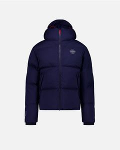 Dicke Marineblaue Daunenjacke Herren