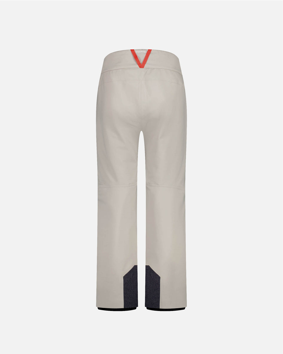 BEIGE MEN'S INSULATED SKI PANTS