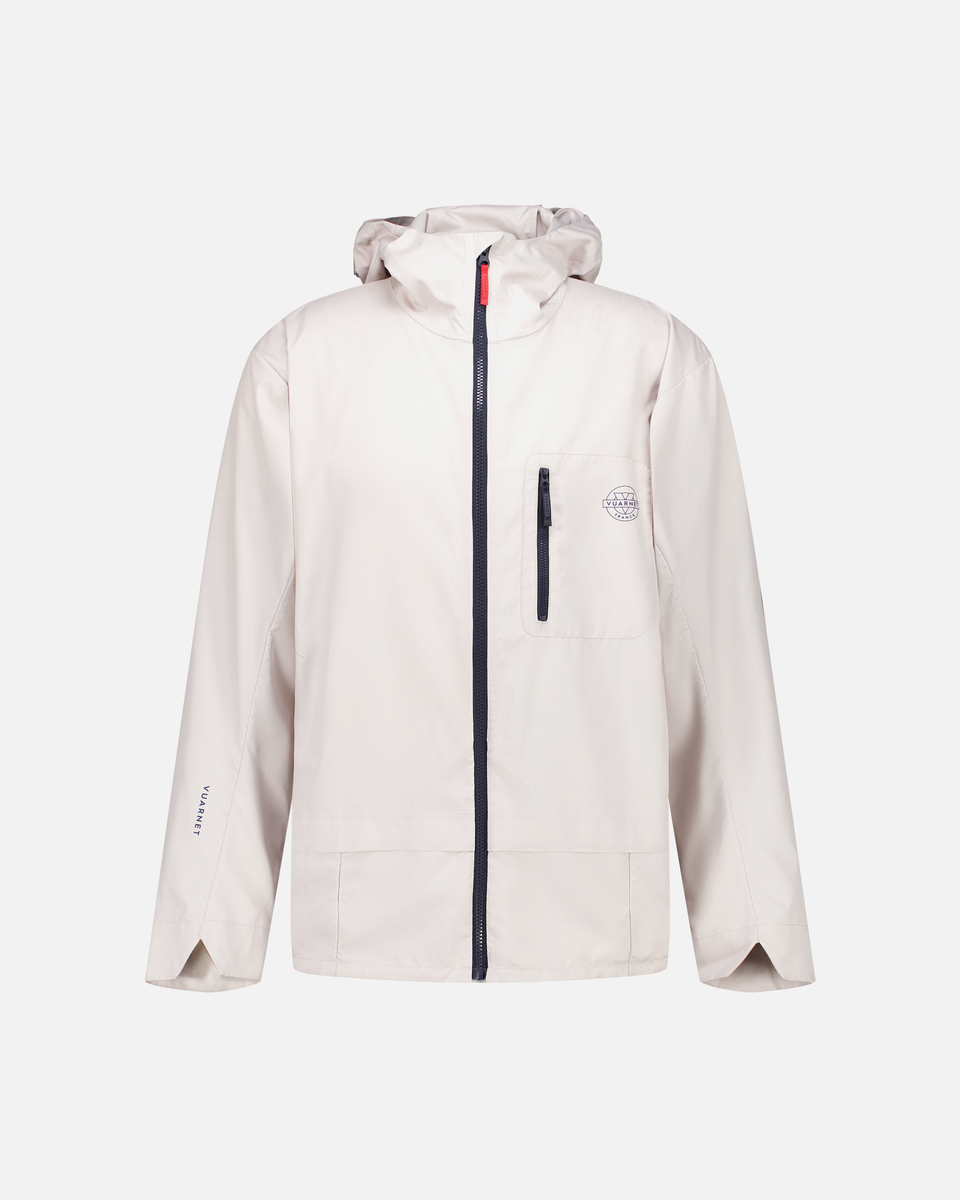 BEIGE MEN'S RIPSTOP WINDBREAKER