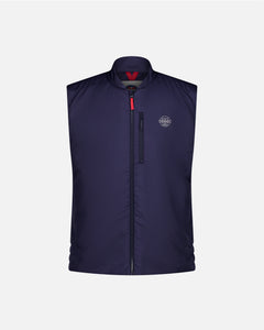 NAVY BLUE MEN'S RIPSTOP PADDED NO SLEEVE JACKET