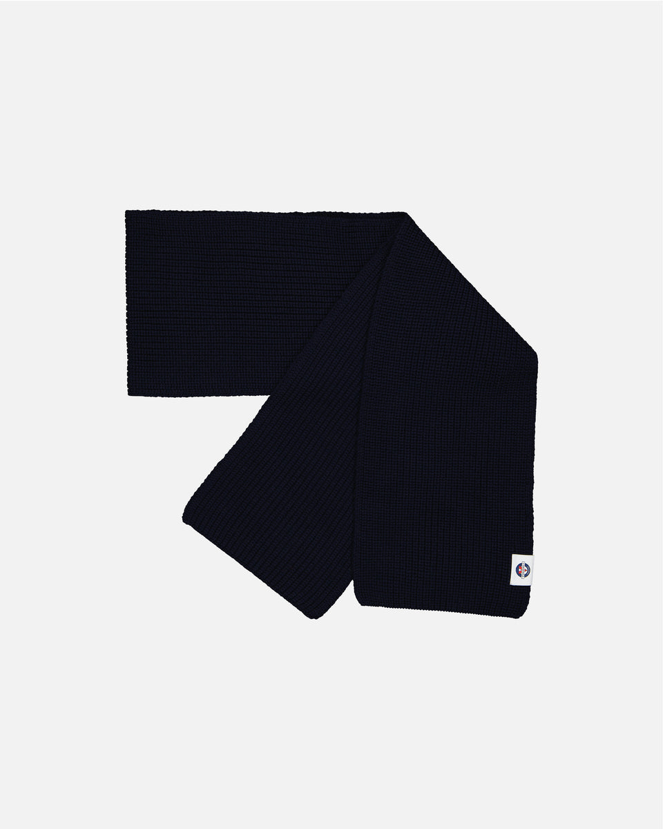 ÉCHARPE MÉRINOS MARINE