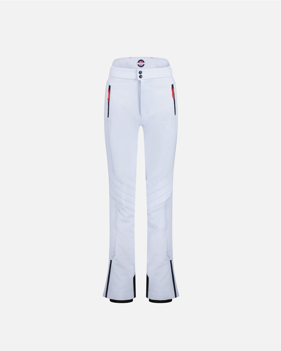 PANTALON DE SKI SOFTSHELL BLEU FEMME