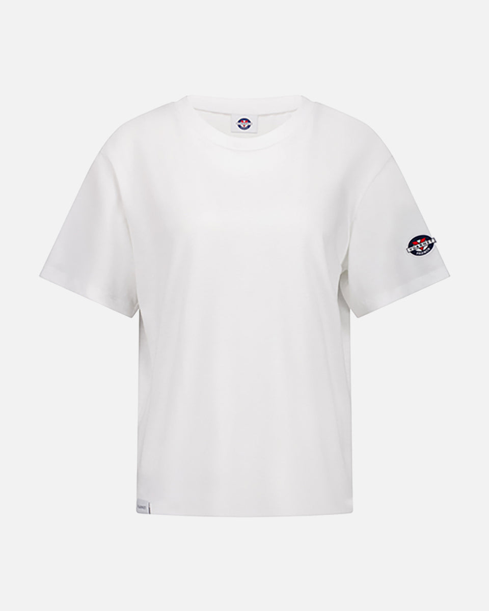 T-SHIRT FEMME LOGO PATCH