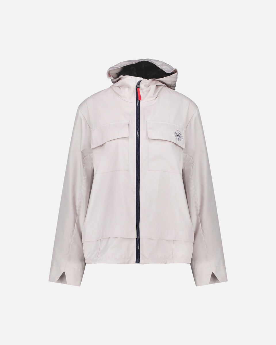 BEIGE WOMEN'S RIPSTOP WINDBREAKER