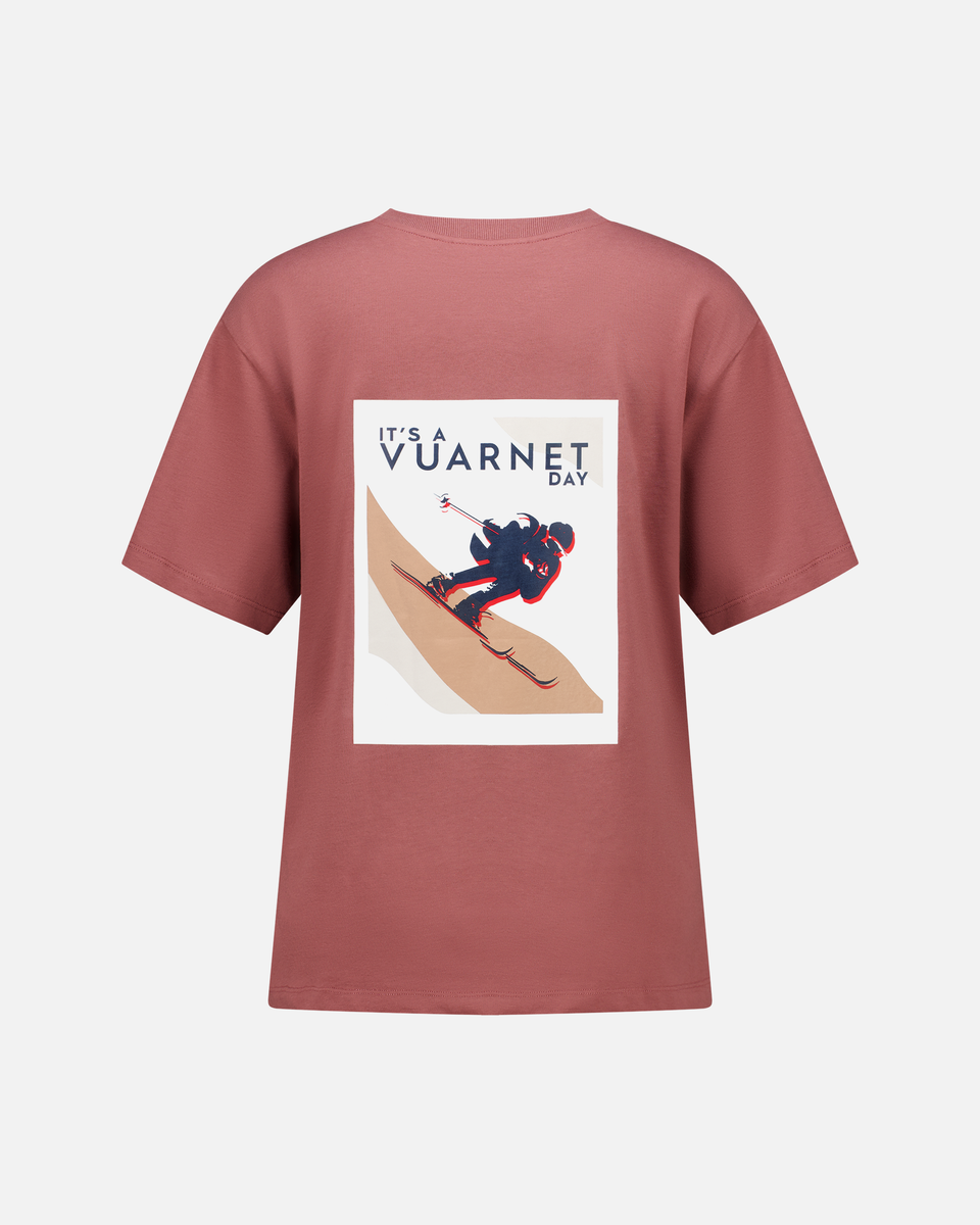 PINK BEIGE T-SHIRT SKIER