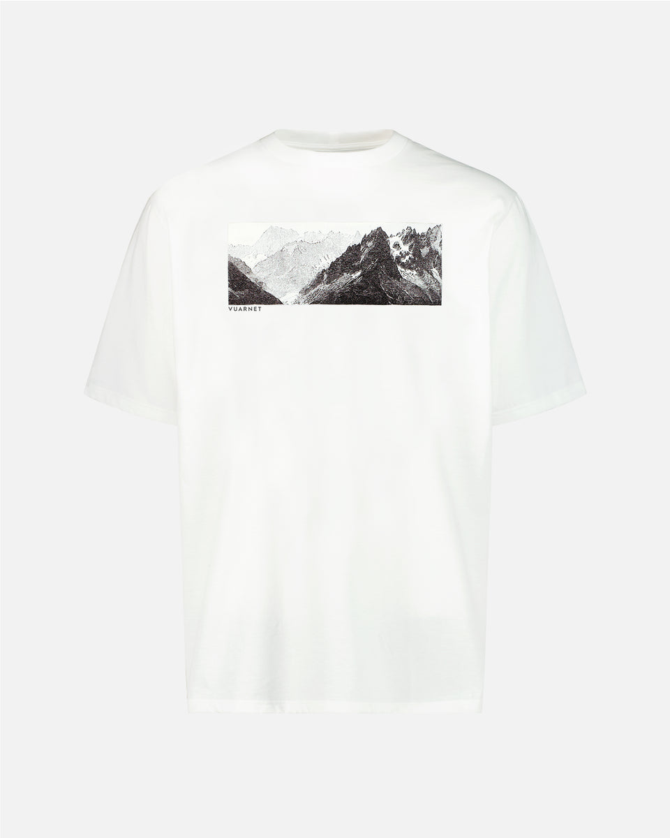 T-SHIRT MONTAGNE EN COTON