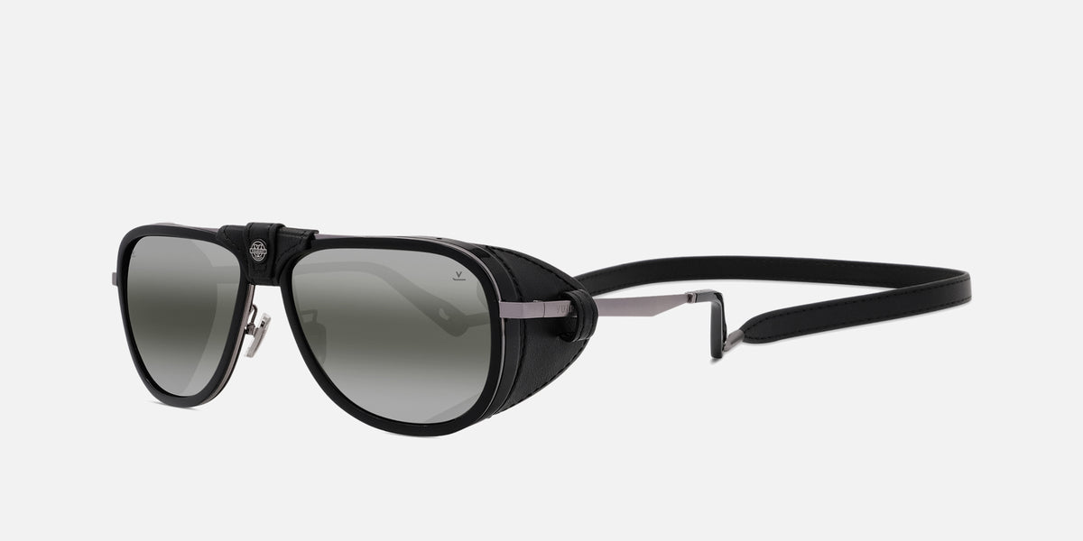 Verre Lunette Soleil Categorie Vuarnet GLACIER 04 Mat Noir