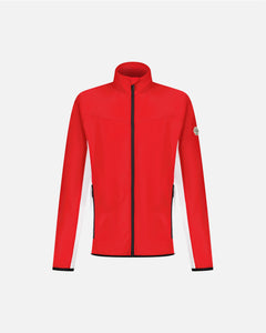 RED FLEECE JACKET MEN URIAL