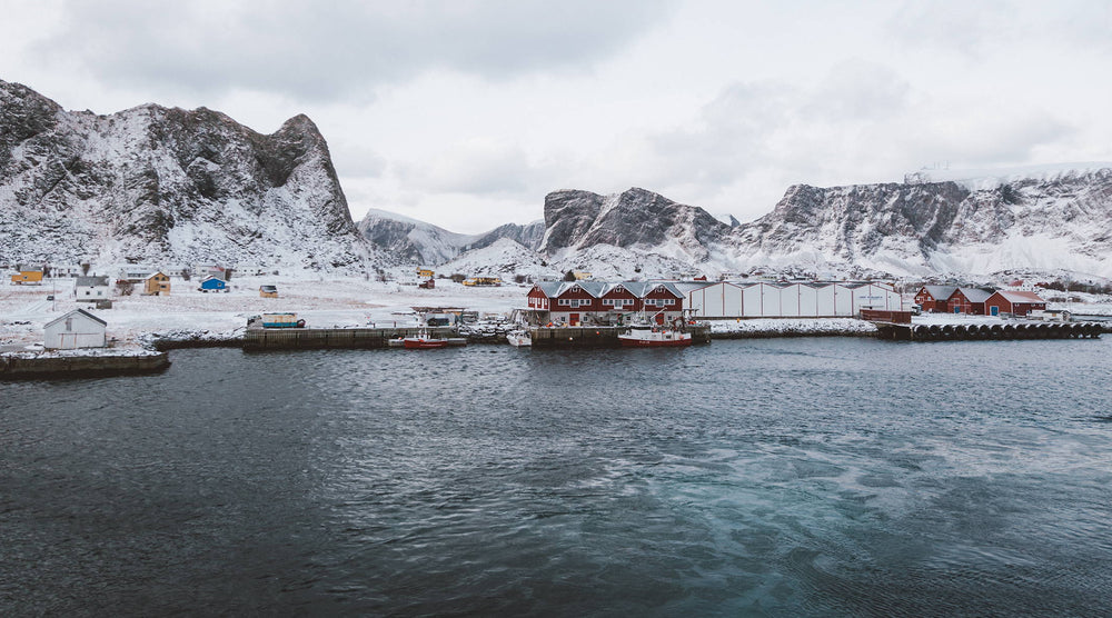 Au milieu des Fjord Norvégiens