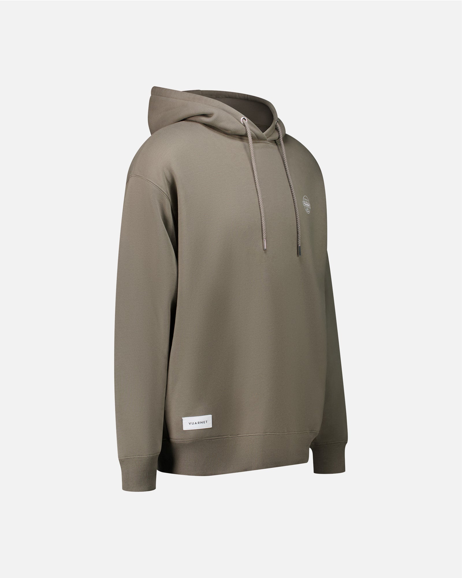 MEN'S SKIER LOGO KHAKI HOODIE