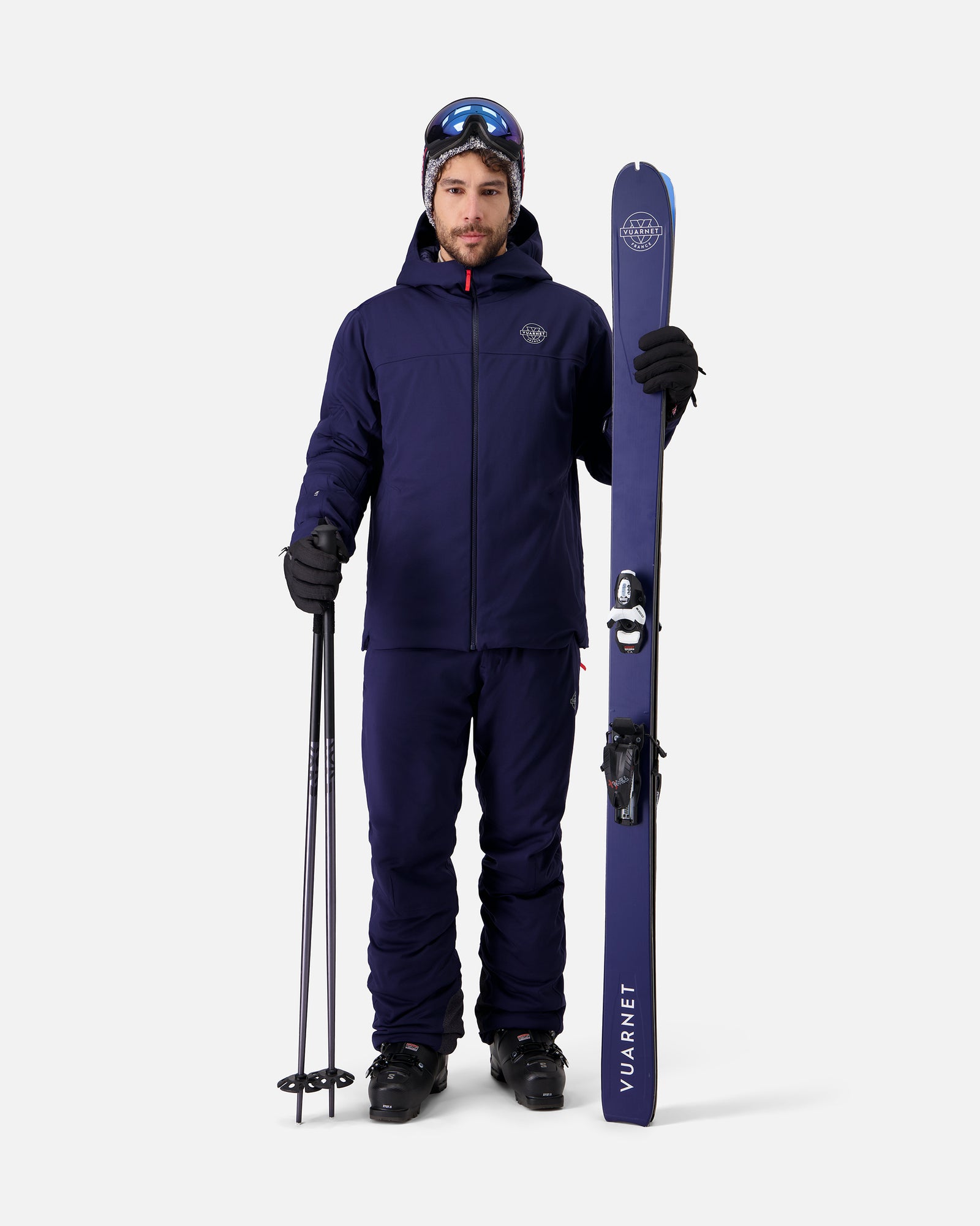 VESTE SKI STRETCH MARINE HOMME