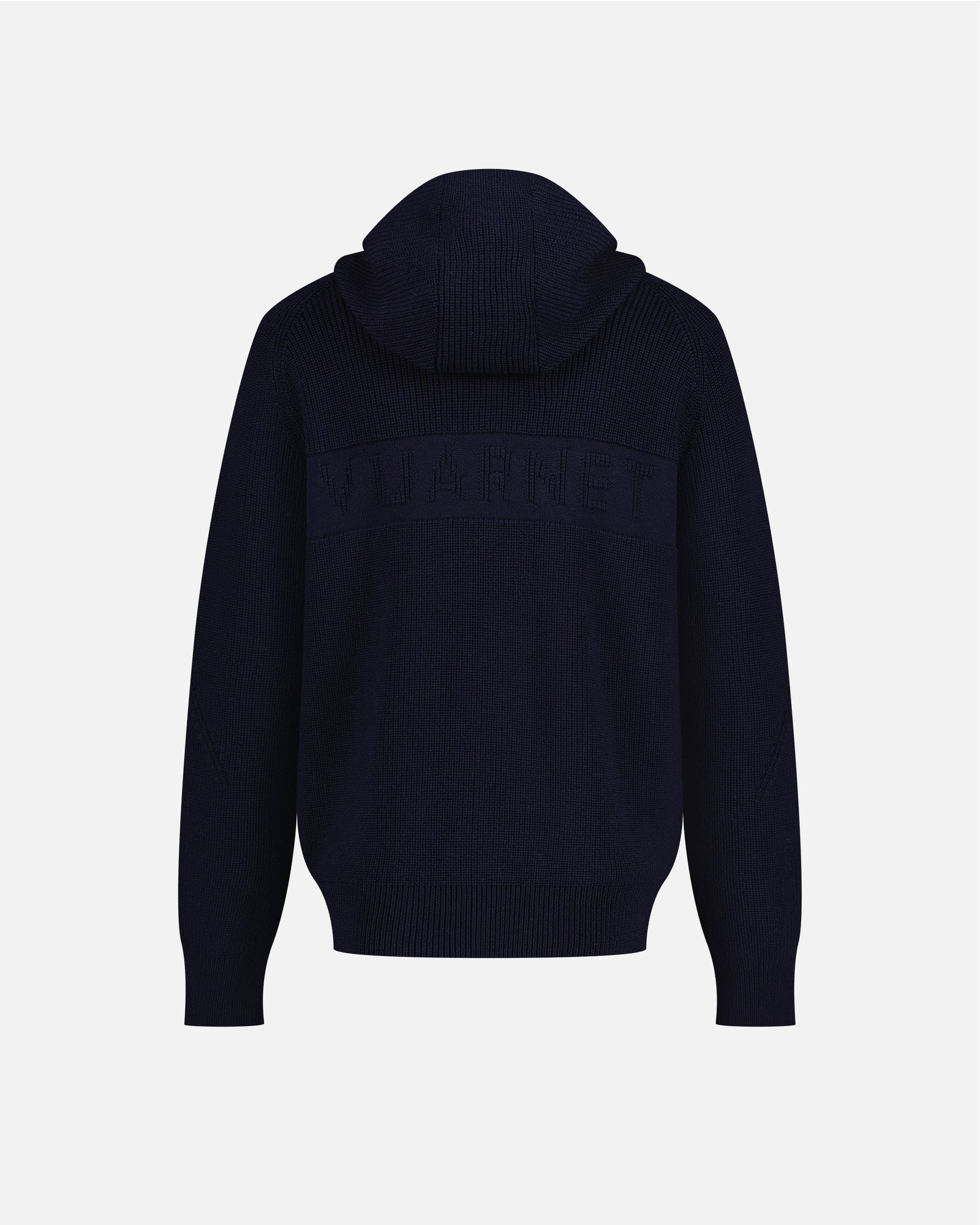 BLUE NAVY MEN'S HOODED MERINOS JUMPER