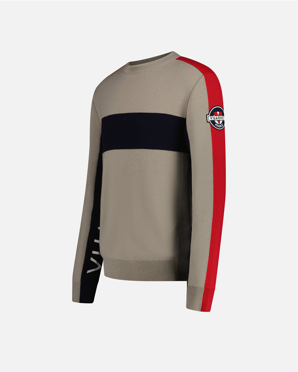 PULL RACING HOMME BEIGE
