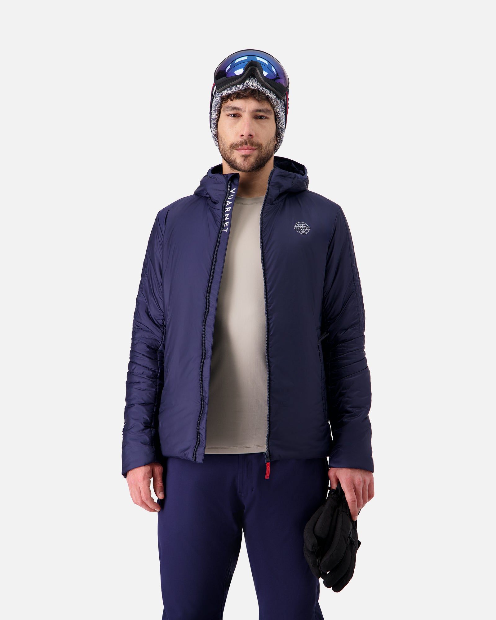 NAVY BLUE MEN'S LIGHT PUFFER
