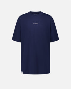 MEN'S OVERSIZED NAVY SKIER T-SHIRT