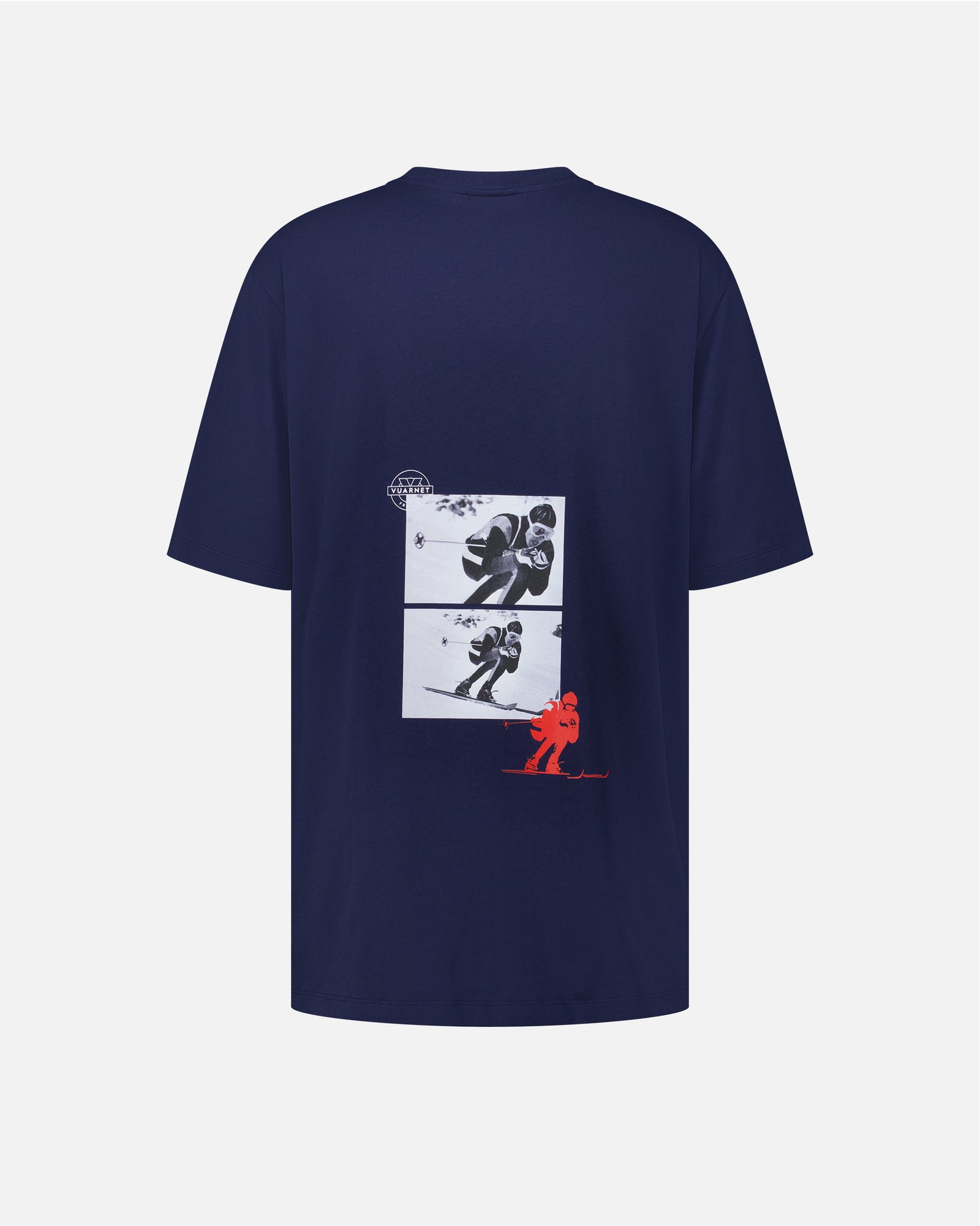 MEN'S OVERSIZED NAVY SKIER T-SHIRT