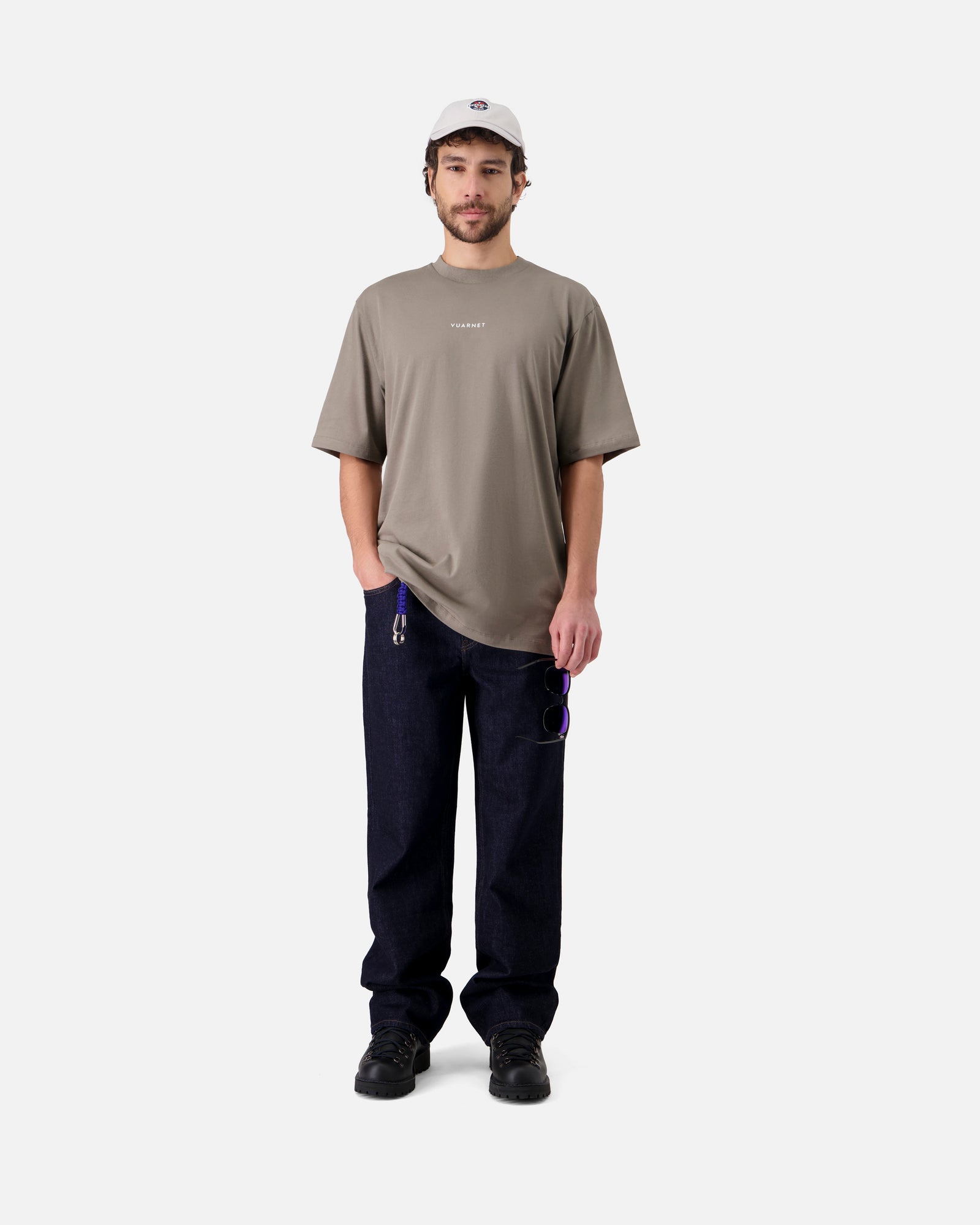 MEN'S OVERSIZED GREEN SKIER T-SHIRT
