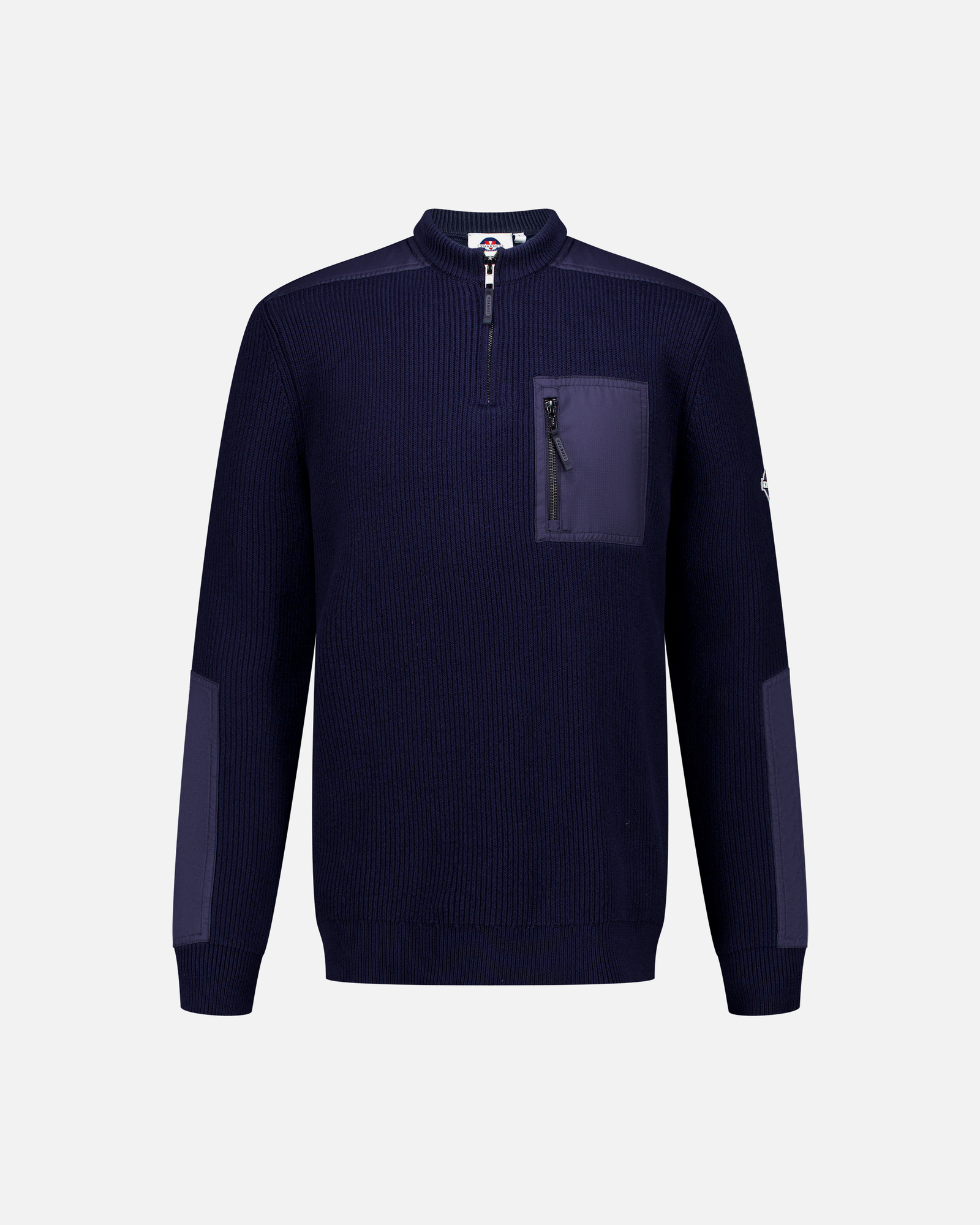 MEN'S NAVY NYLON PATCH JUMPER