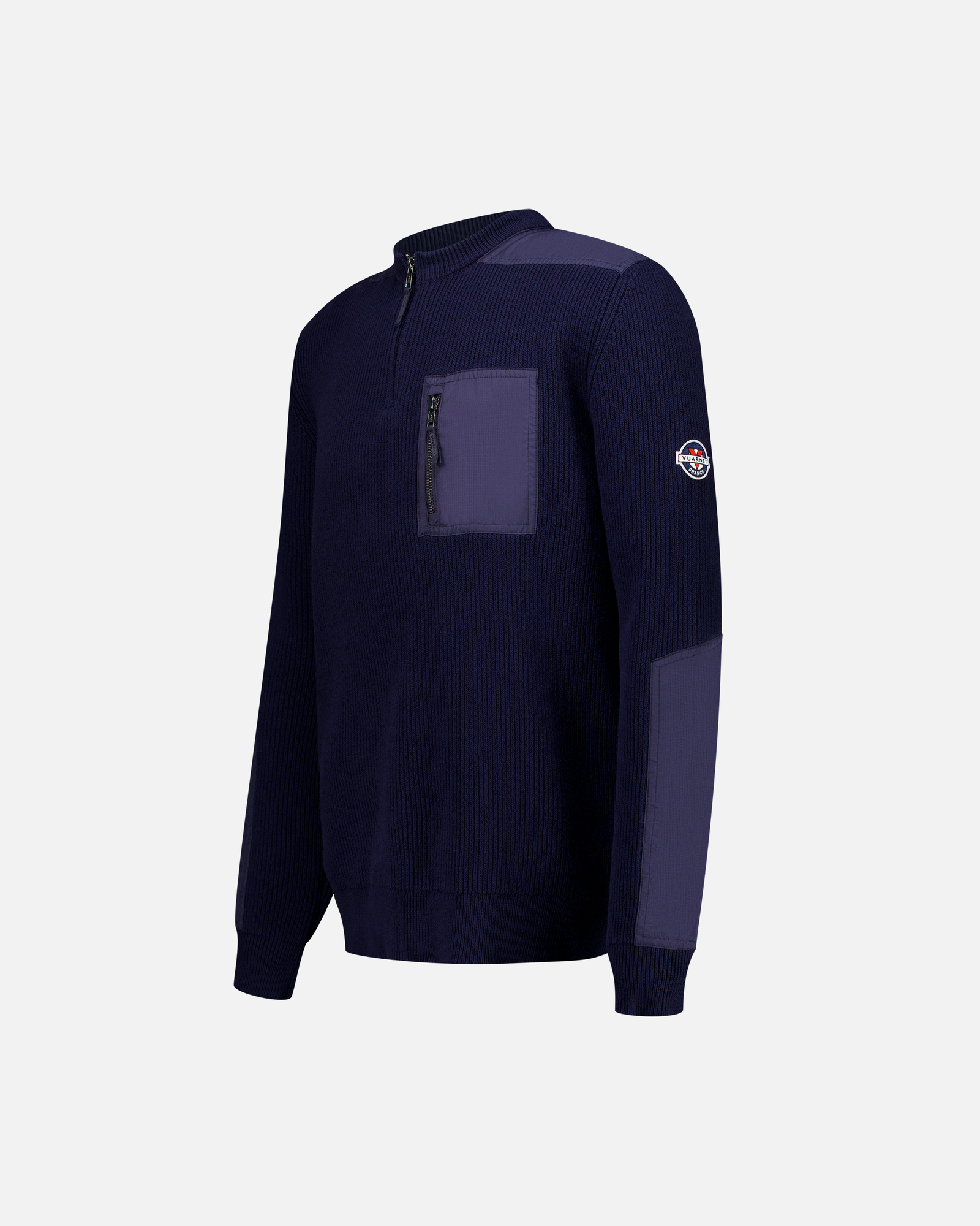 MEN'S NAVY NYLON PATCH JUMPER