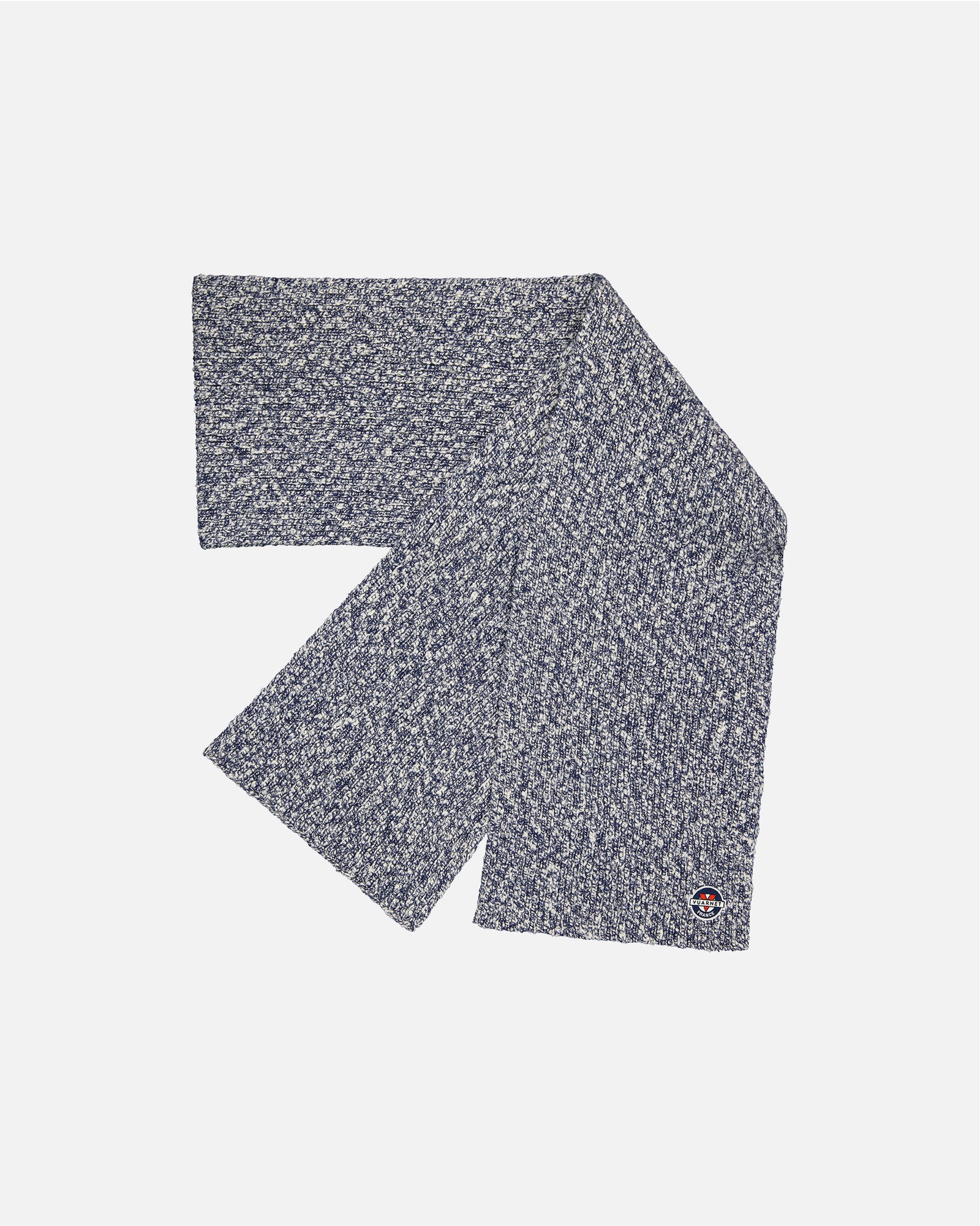 UNISEX TWO-TONE NAVY/WHITE SCARF