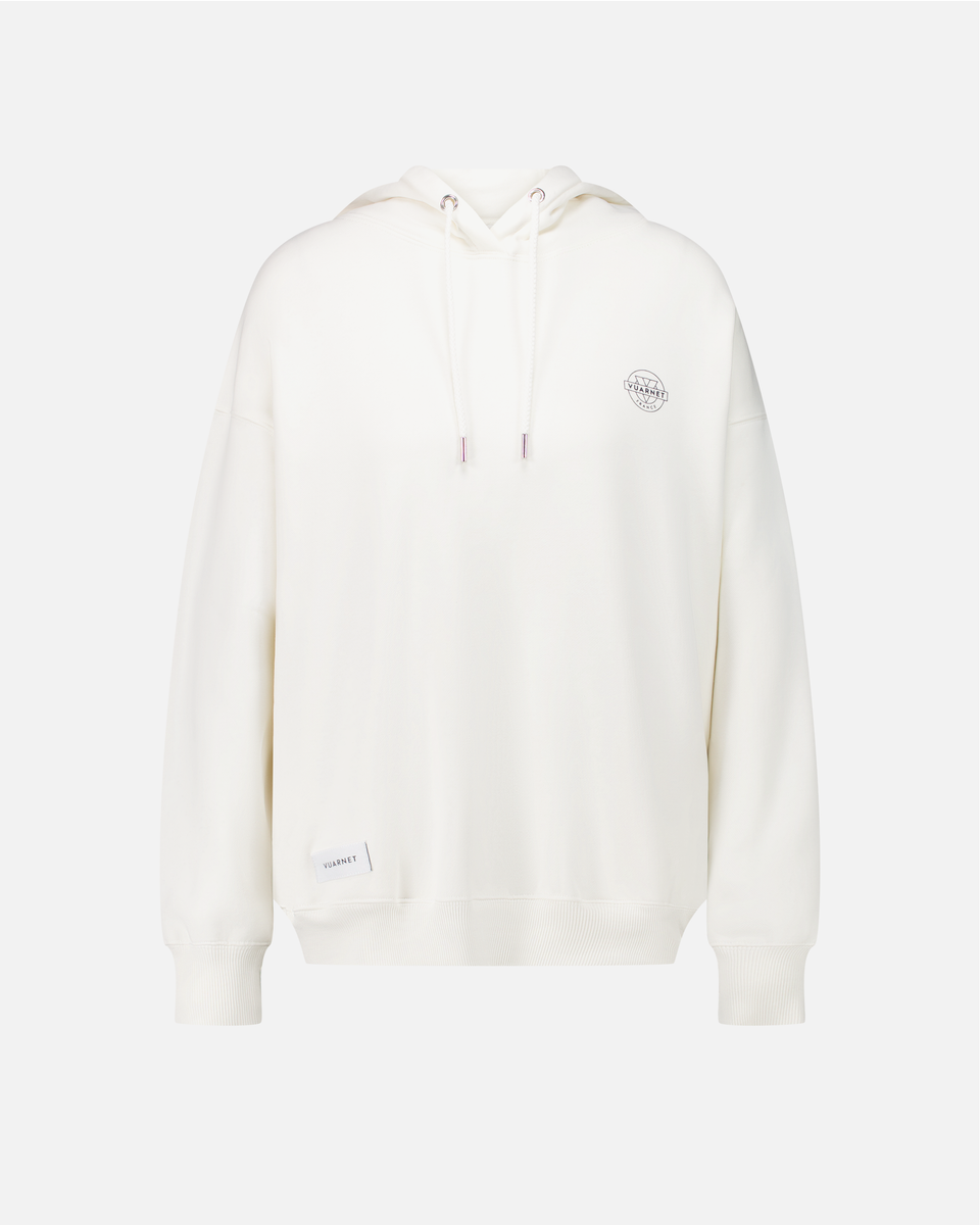 HOODIE FEMME LOGO SKIEUR ECRU