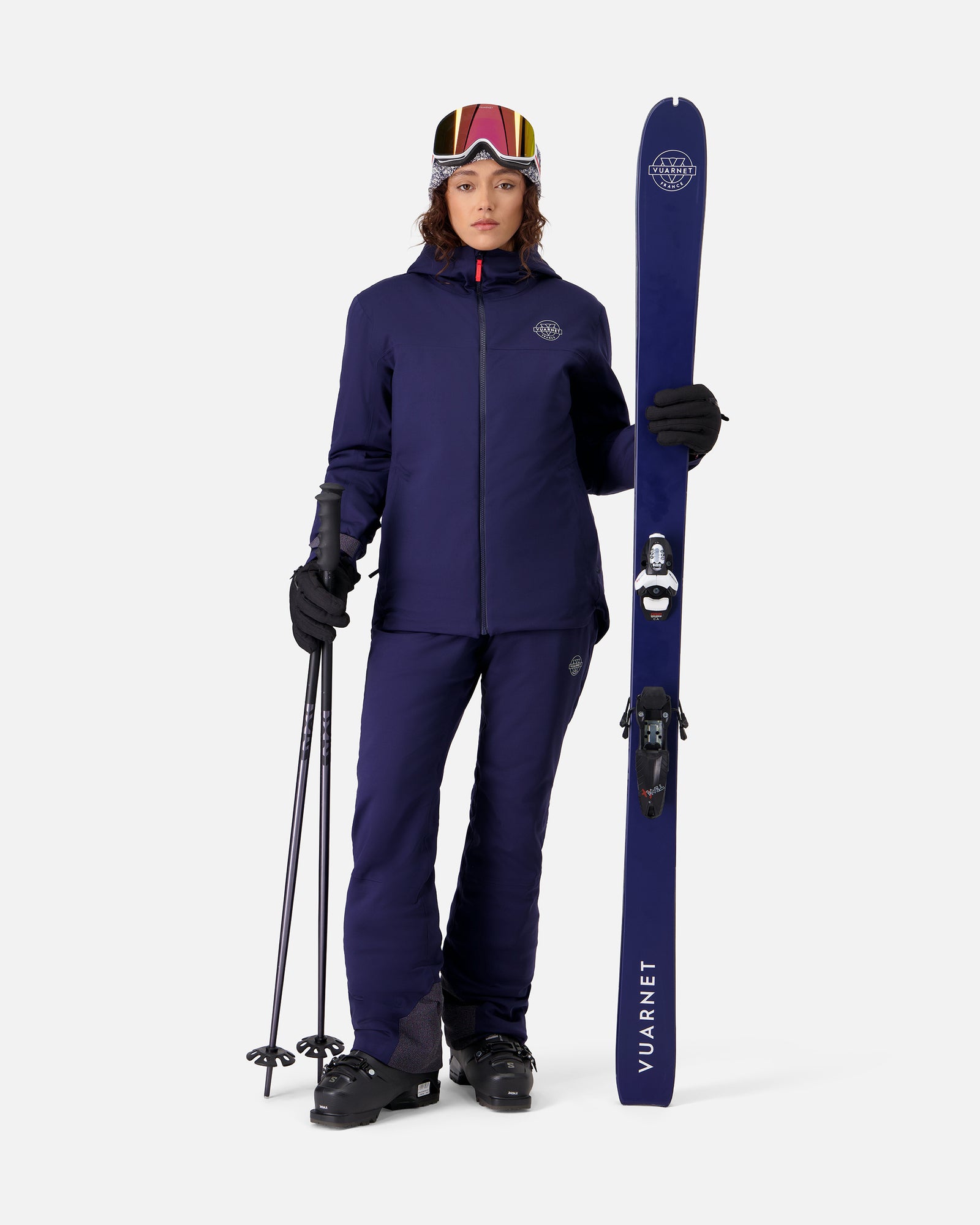 VESTE SKI STRETCH MARINE FEMME