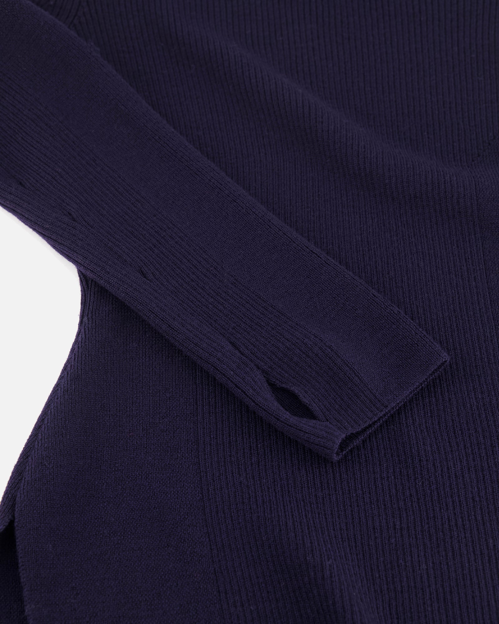 PULL FEMME COL MONTANT MARINE