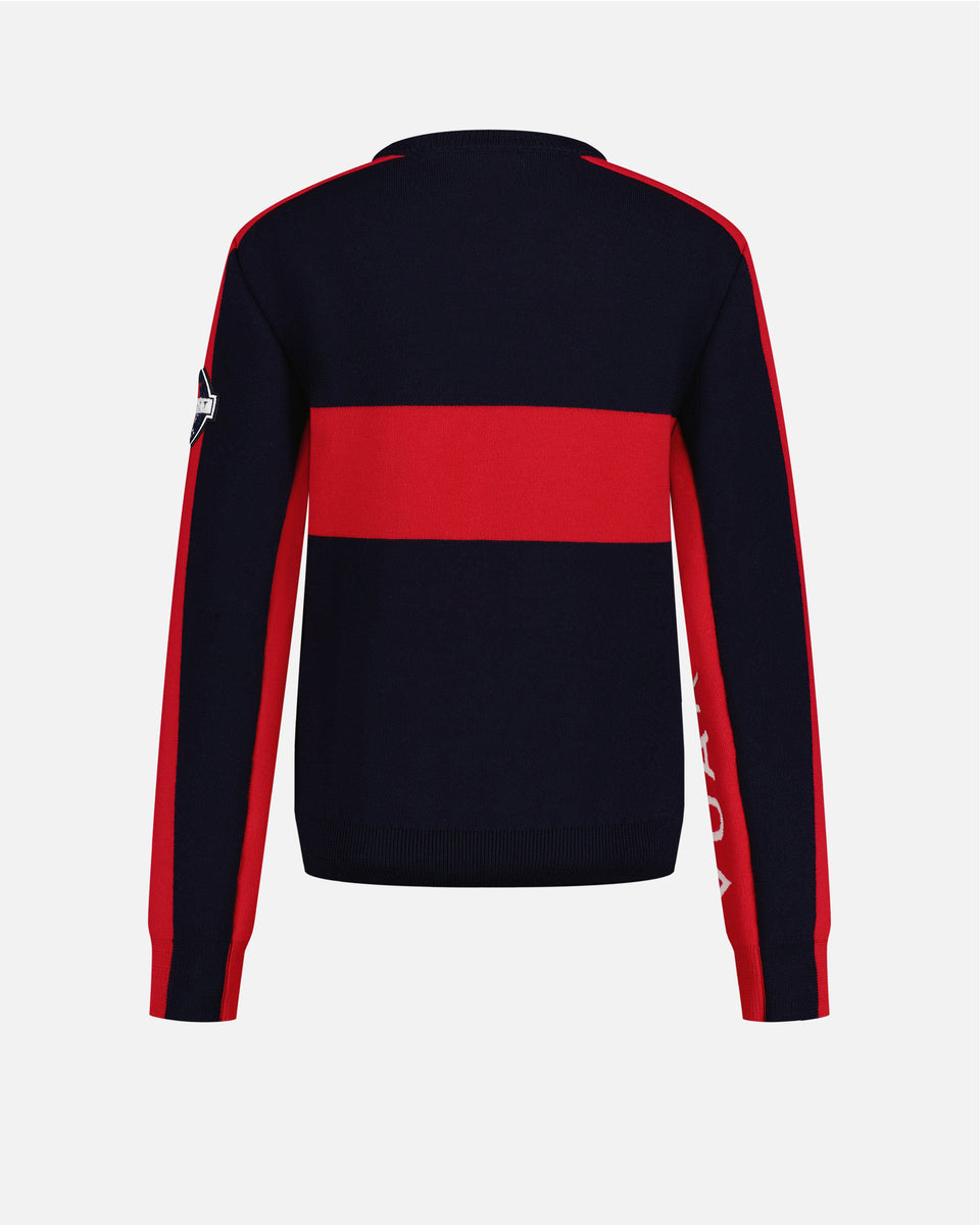 PULL RACING FEMME MARINE