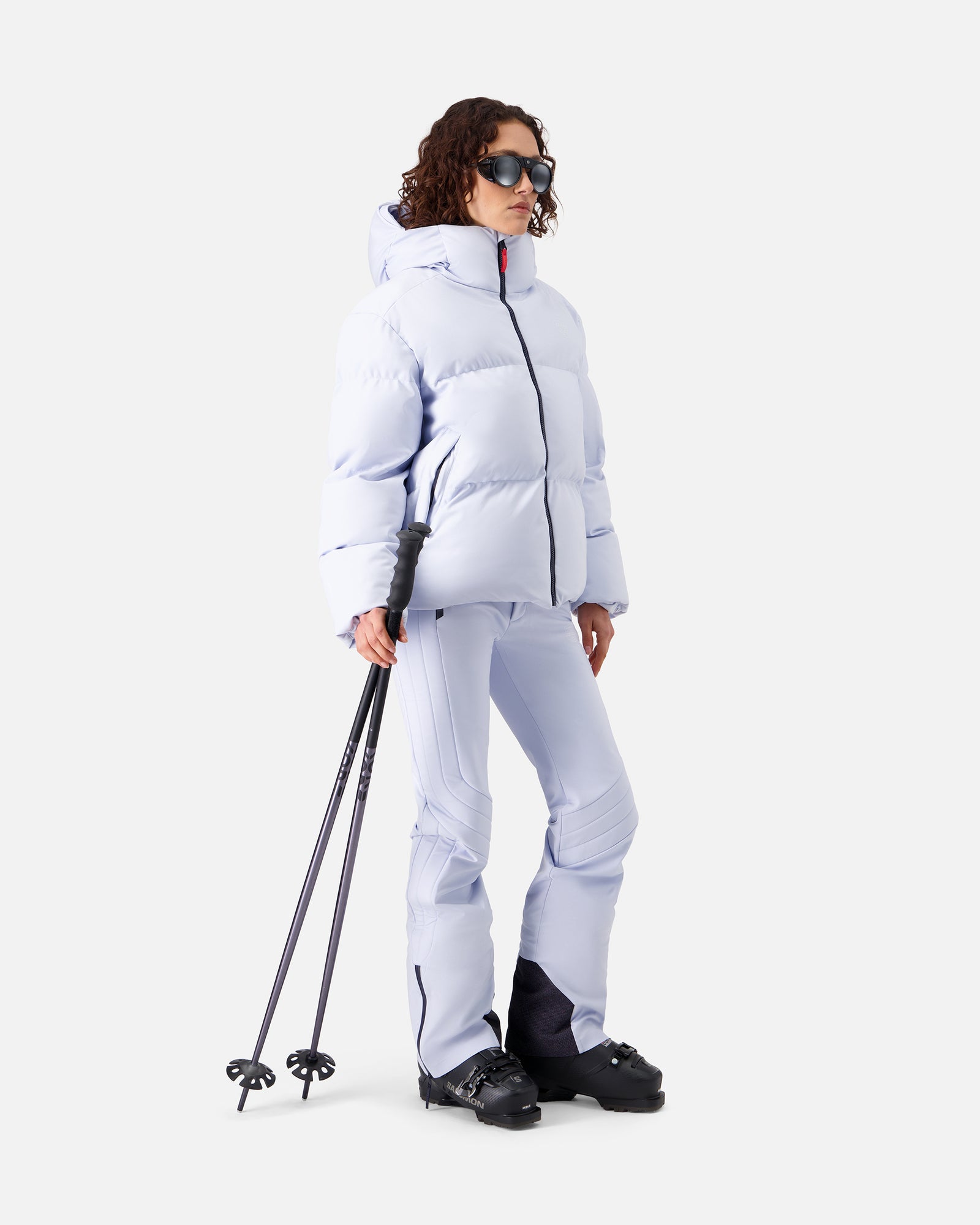 DOUDOUNE GRAND FROID BLEU CLAIR FEMME