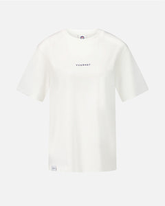 WHITE T-SHIRT WOMEN SKIER