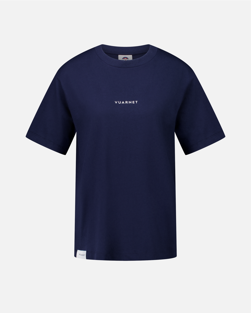 T-SHIRT FEMME LOGO SKIEUR MARINE
