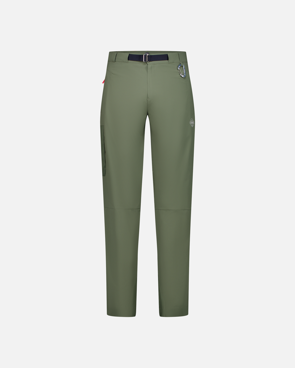 GREEN MEN'S REGULAR HIKING PANTS