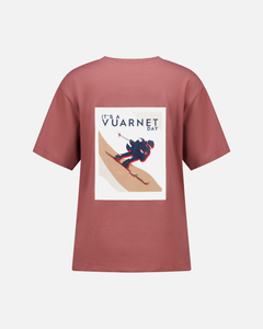 PINK BEIGE T-SHIRT SKIER