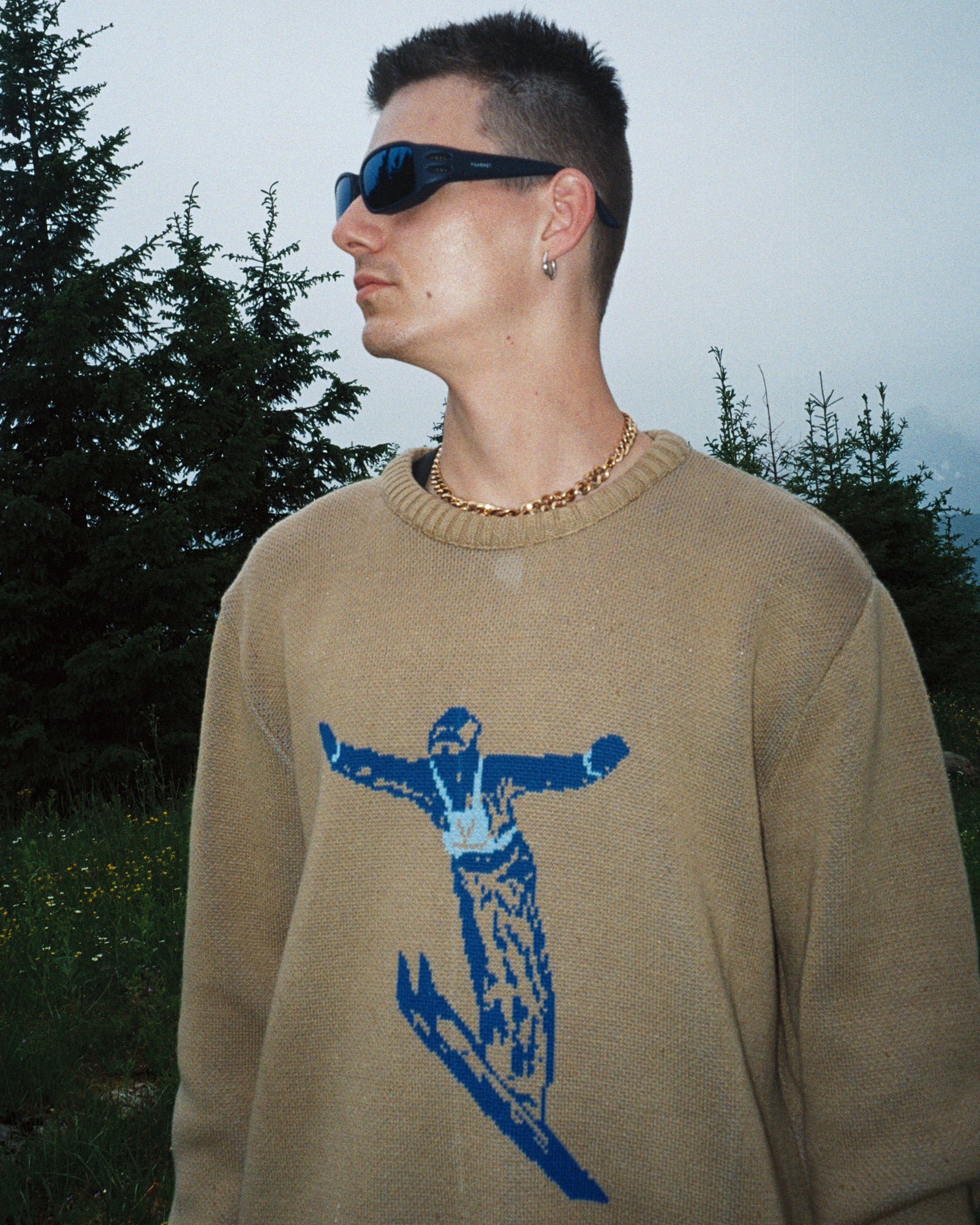 SKIER INTARSIA KNIT JUMPER