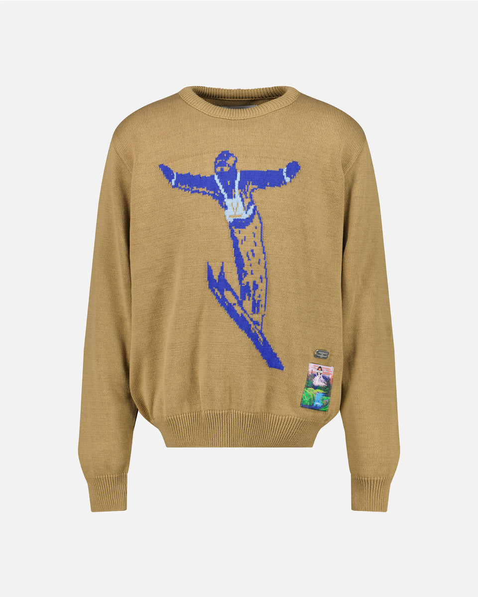SKIER INTARSIA KNIT JUMPER