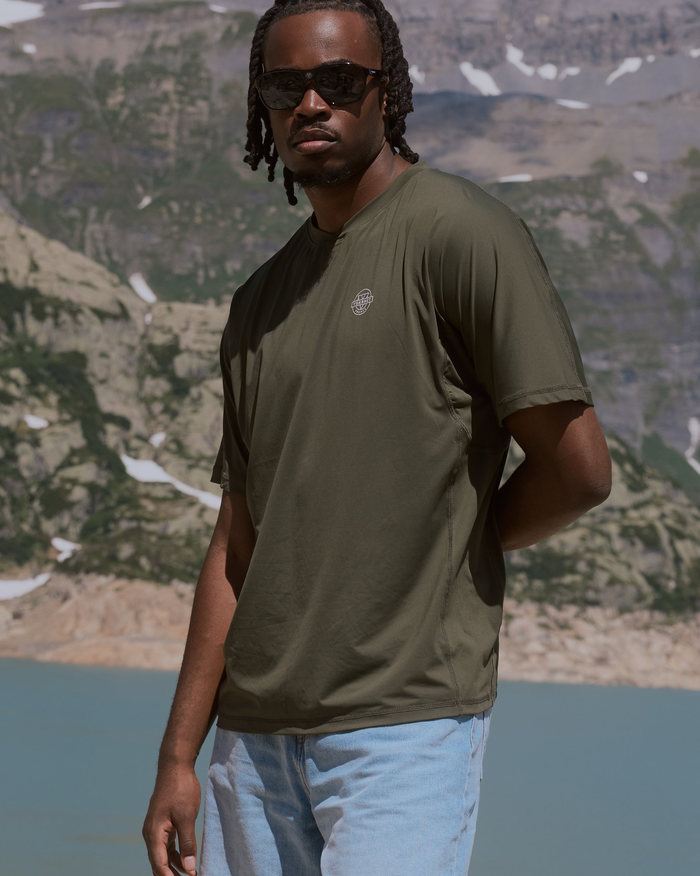 MEN'S GREEN TECHNICAL T-SHIRT