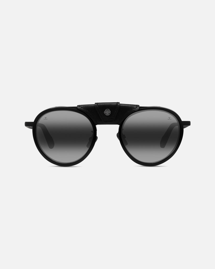 Vuarnet GLACIER 01 Matte Black and Transparent Sport Sunglasses