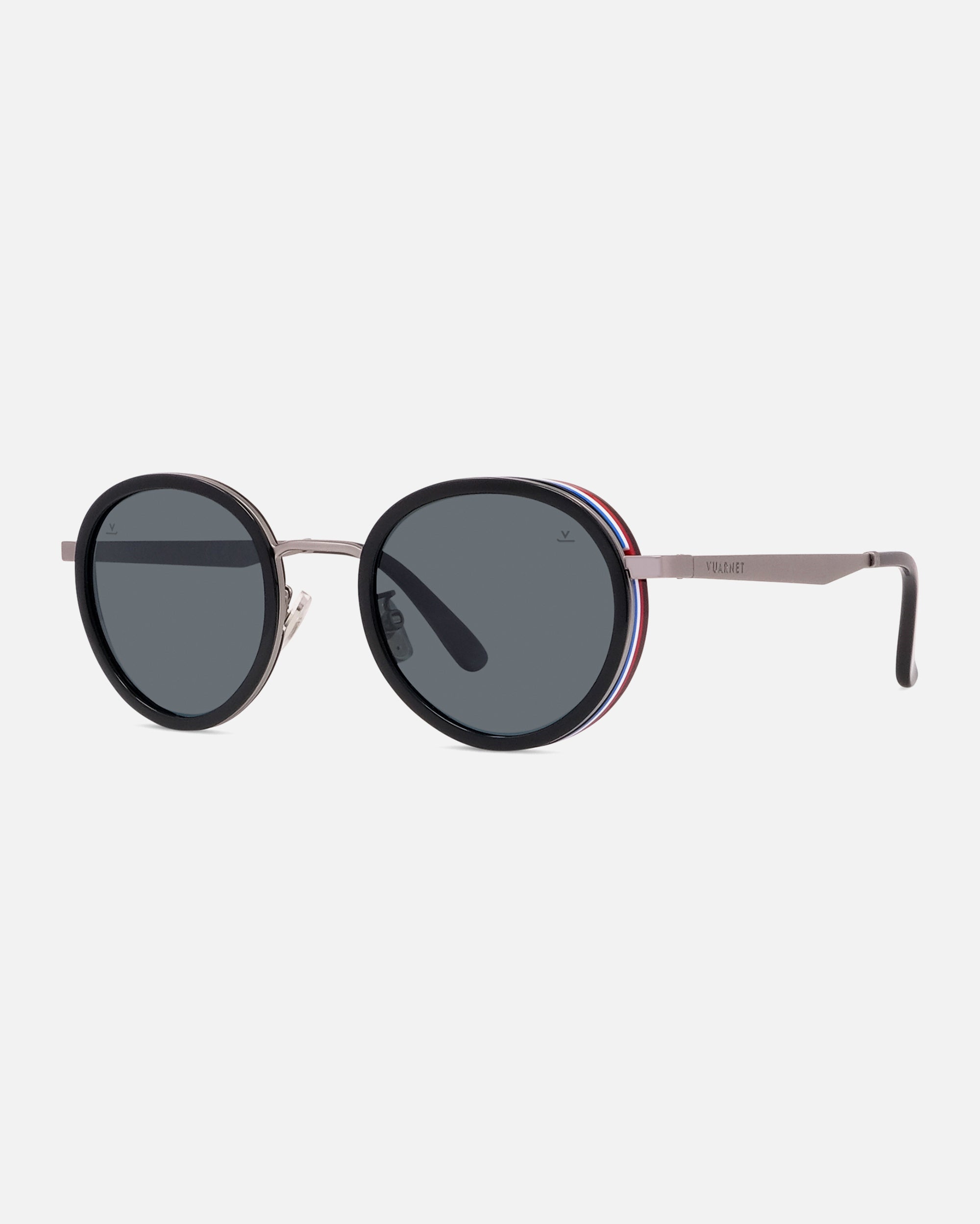 Vuarnet EDGE 01 Matte Silver and Black Flag - Lifestyle Sunglasses