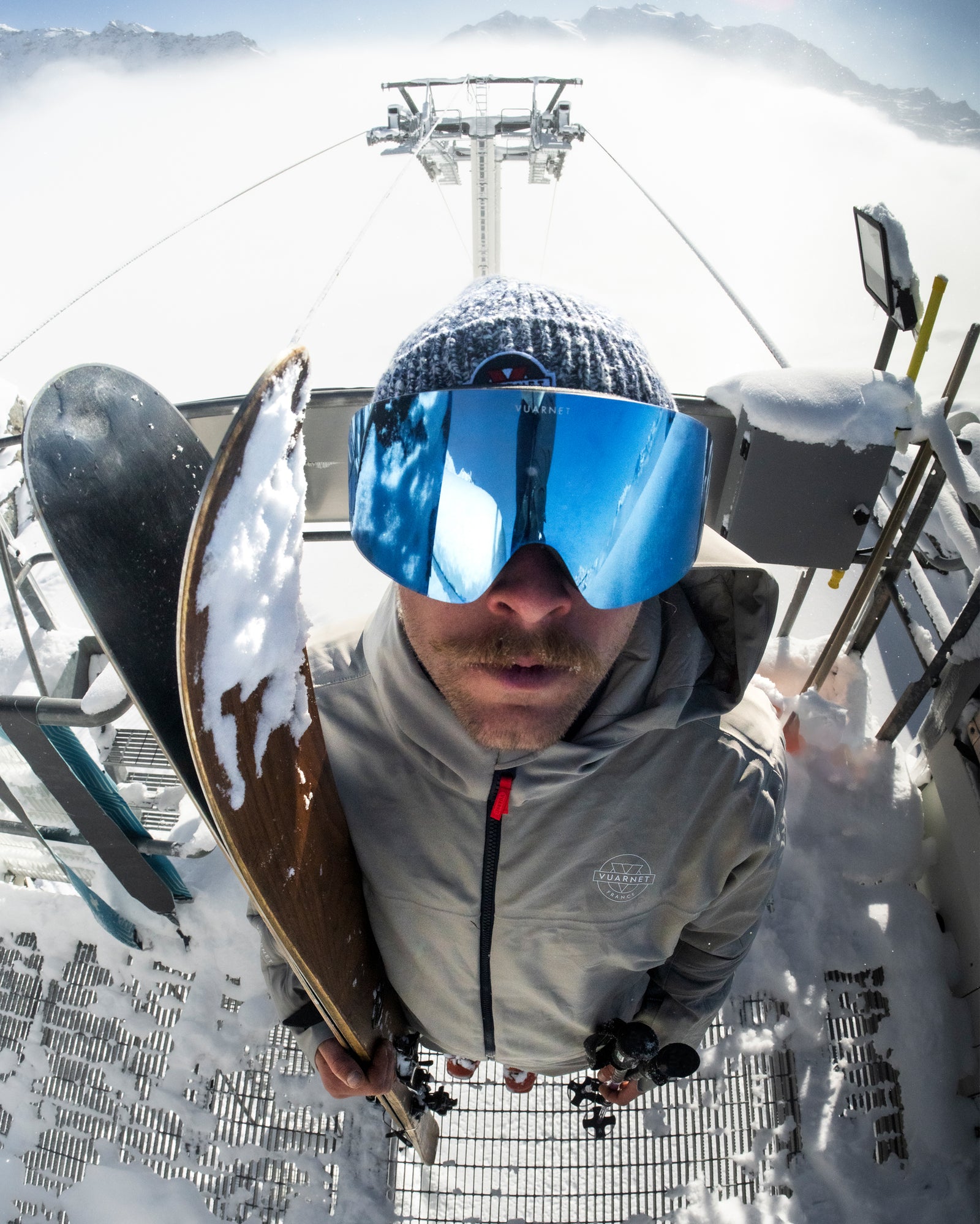 vuarnet goggles Vuarnet MASQUE DE SKI MONT-BLANC Bleu Flash