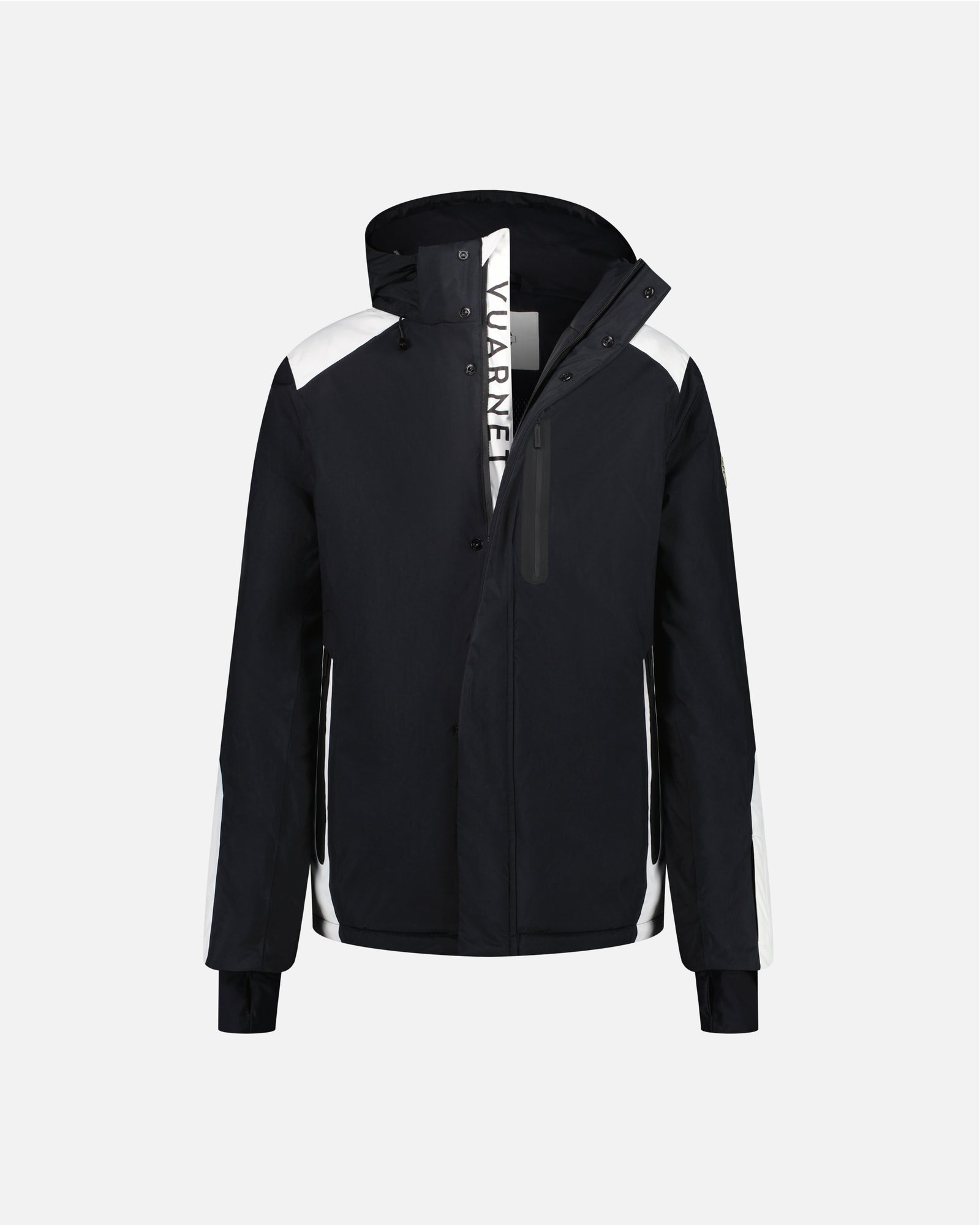 BLACK/WHITE SKI JACKET MEN UBAC