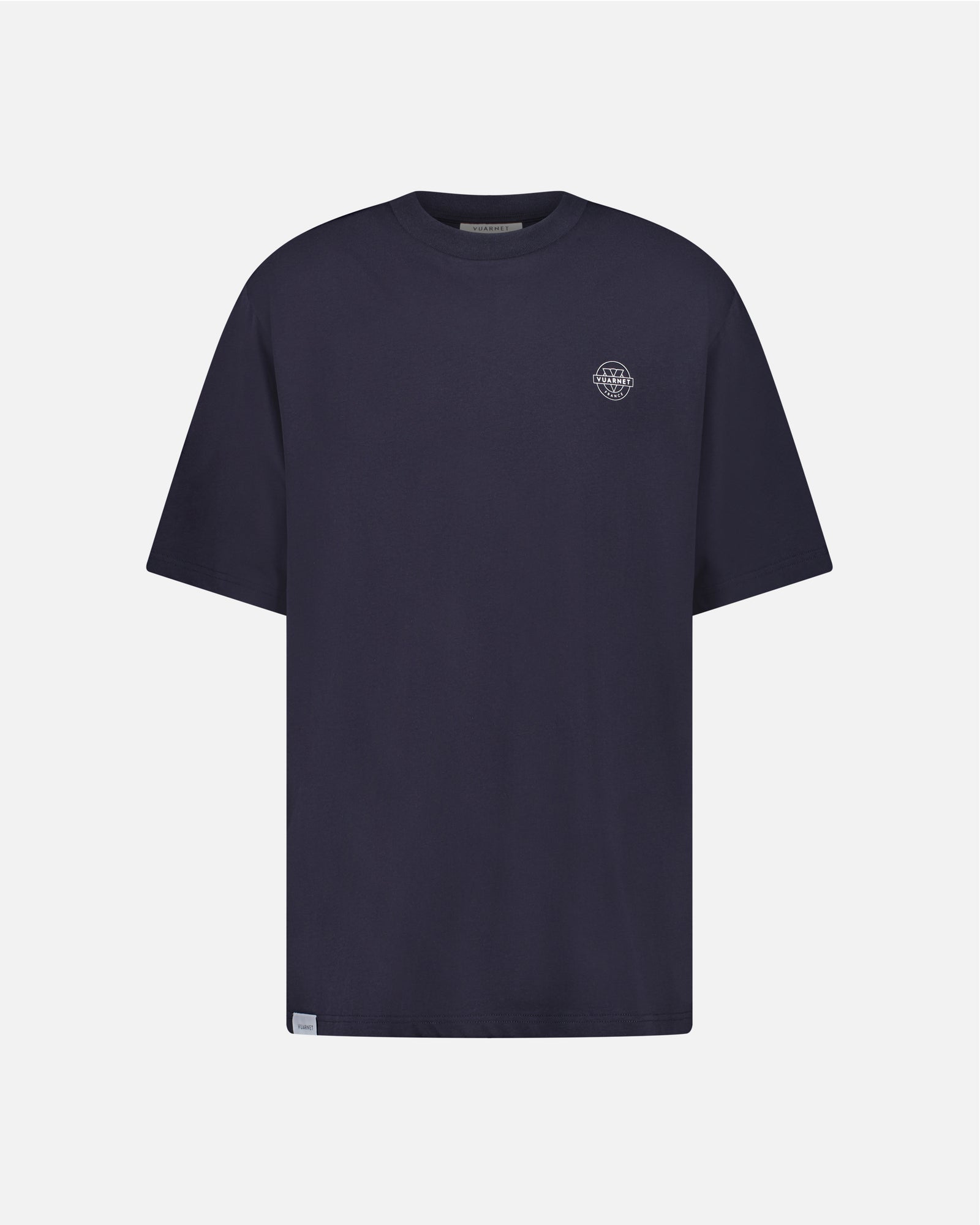 NAVY T-SHIRT MEN STAMP LOGO