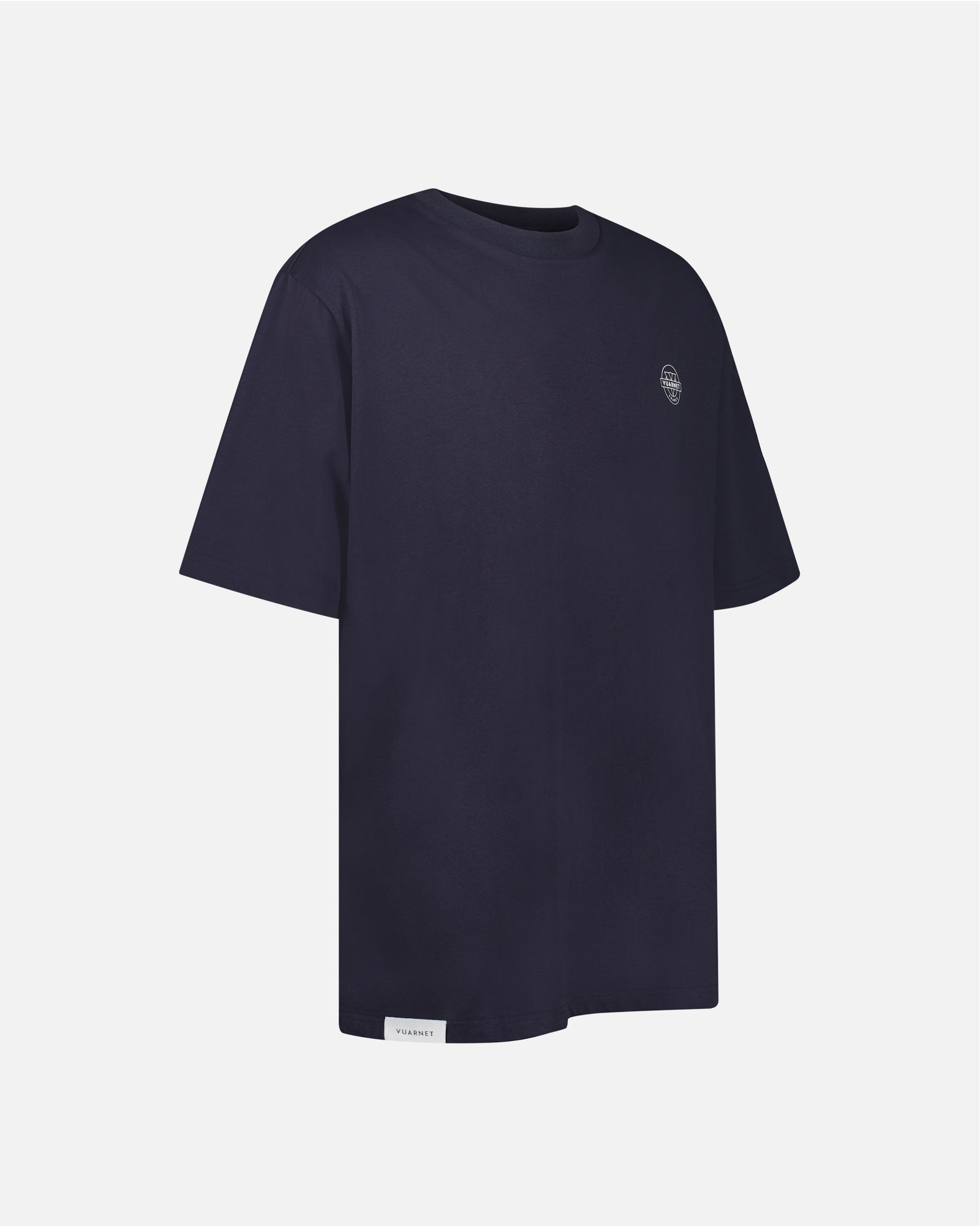 NAVY T-SHIRT MEN STAMP LOGO