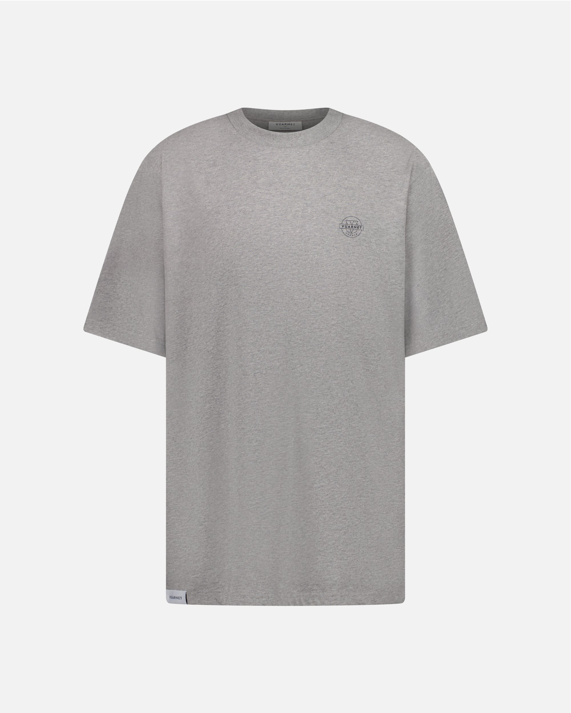 T-shirt Logo Vuarnet Gris pour Homme