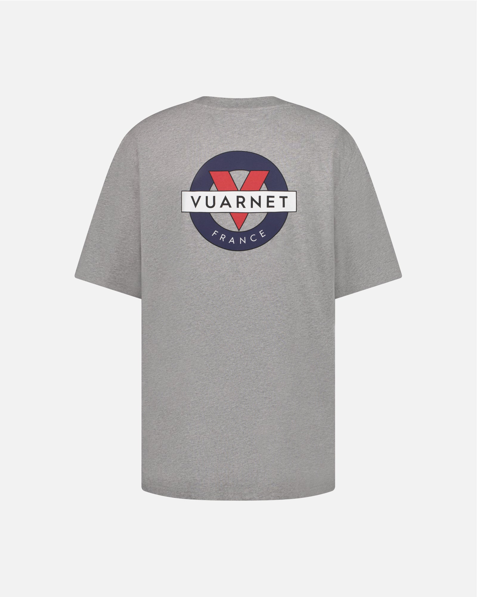 GREY T-SHIRT MEN STAMP LOGO