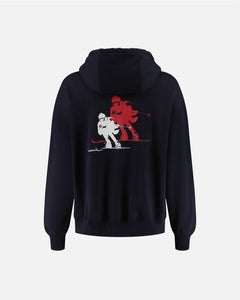 ⁣⁢DAMEN HOODIE SKIEUR LOGO⁤⁣
