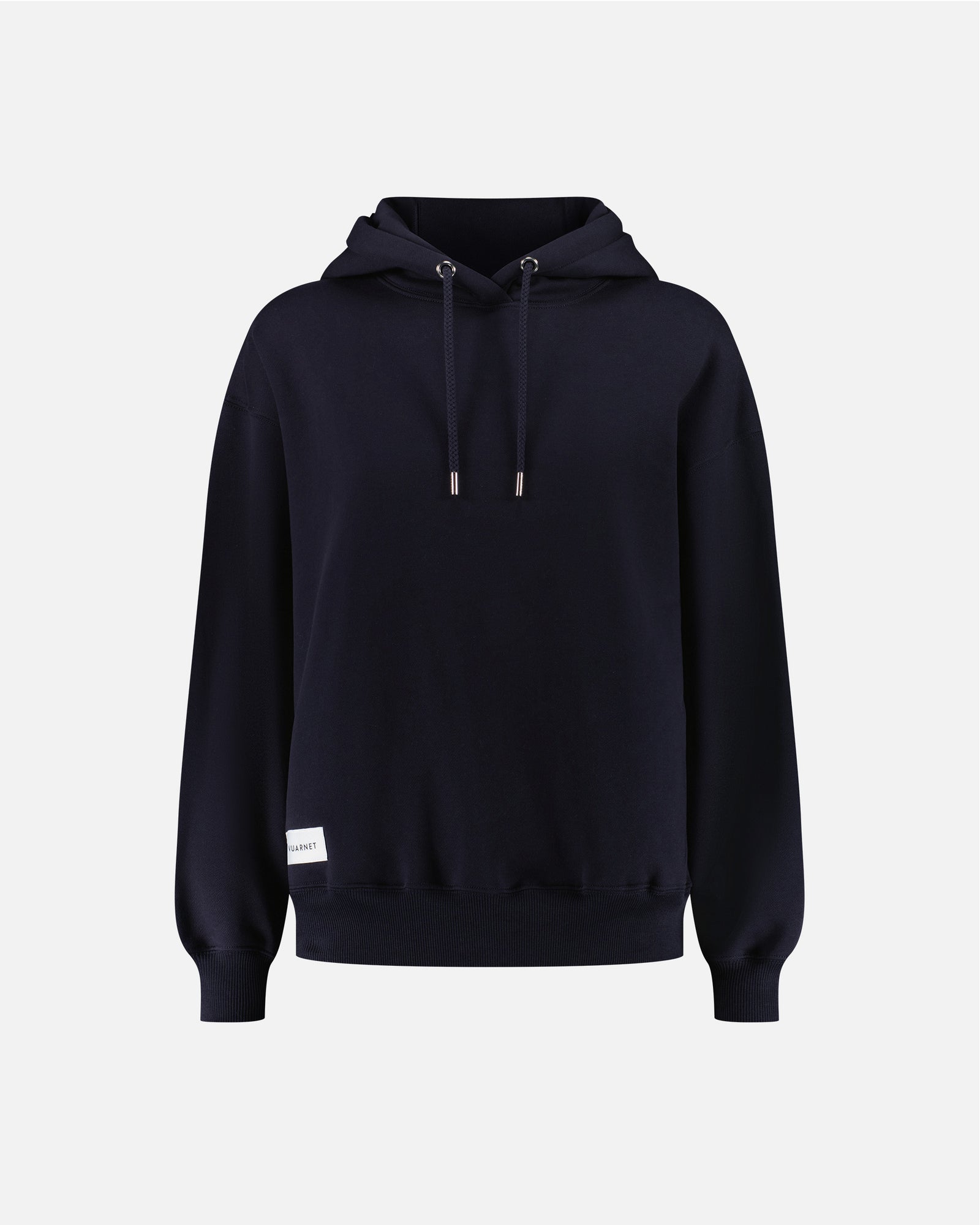 BLUE NAVY HOODIE WITH LOGO FOR WOMEN