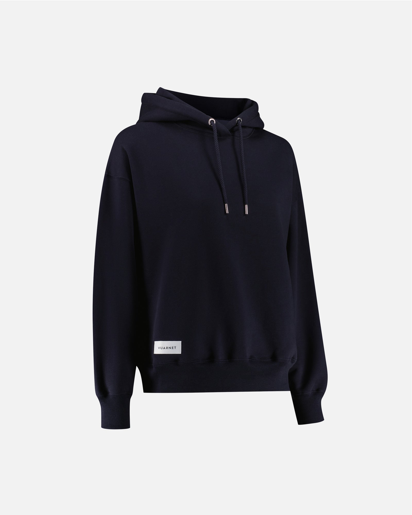 BLUE NAVY HOODIE WITH LOGO FOR WOMEN