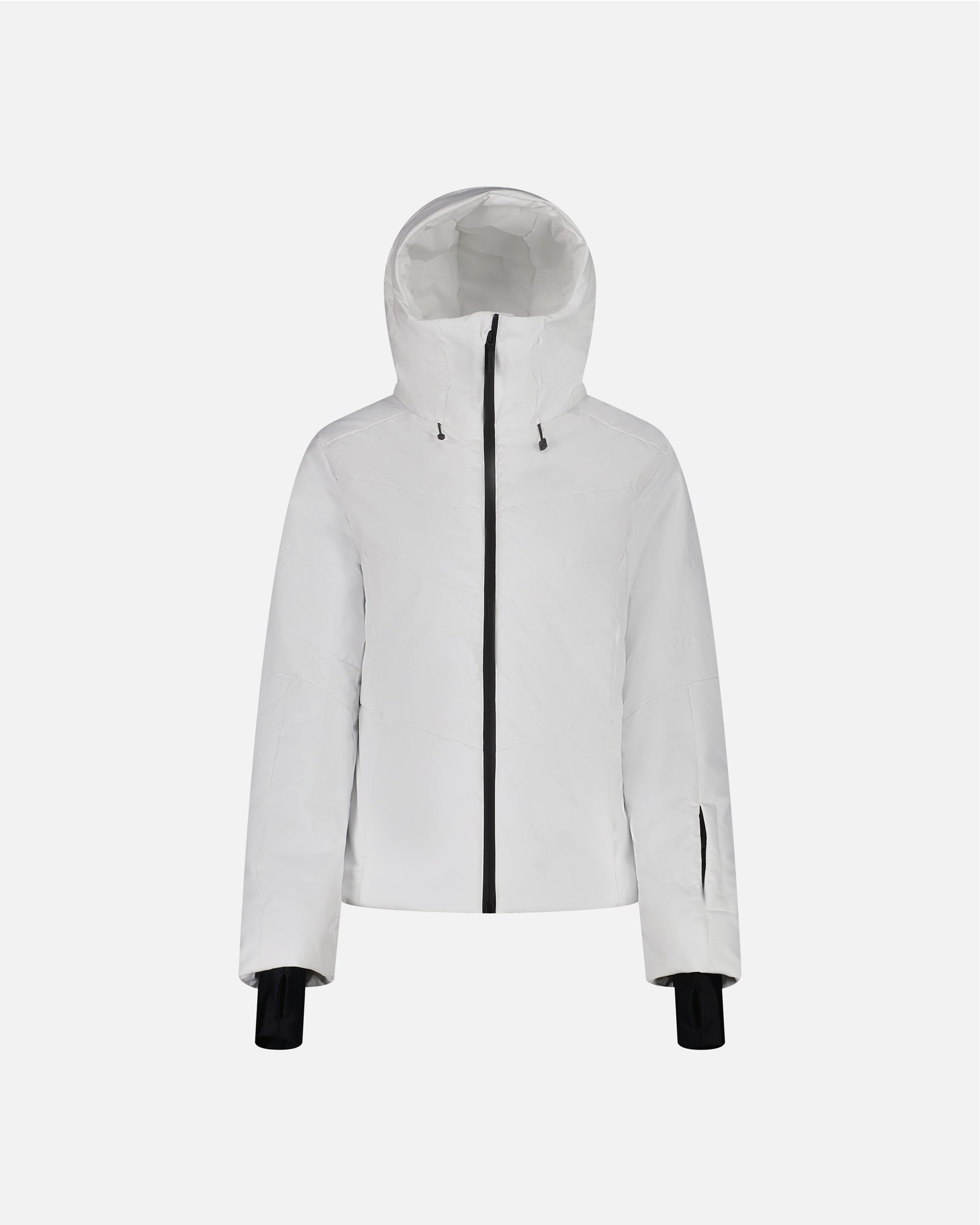 WHITE SKI JACKET WOMEN APEX